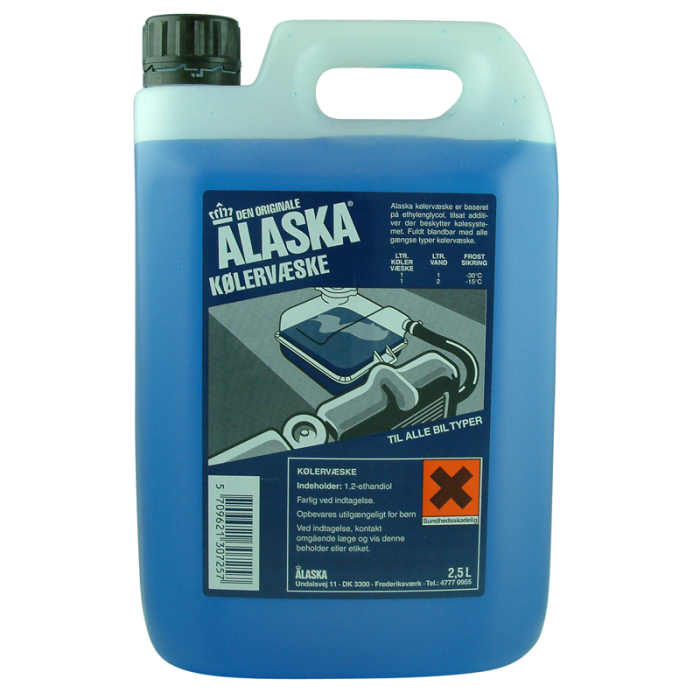 ALASKA BLÅ KØLERVÆSKE 2,5 L