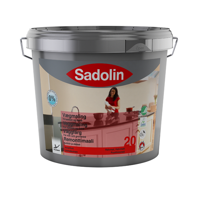 SADOLIN BASIC VÆGMALING 20 HVID