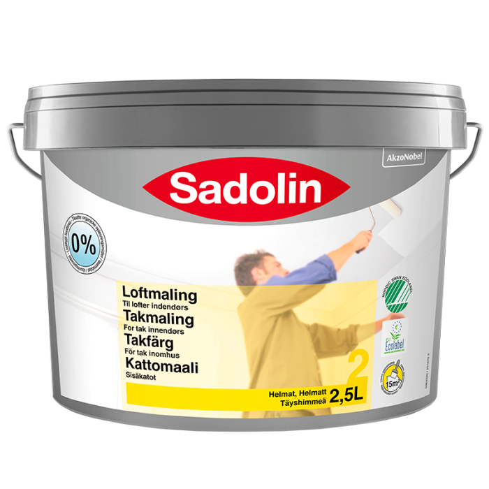 SADOLIN LOFTMALING 2 HVID