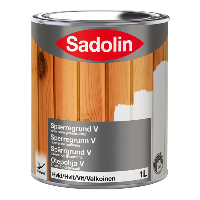 SADOLIN SPÆRREGRUND V HVID