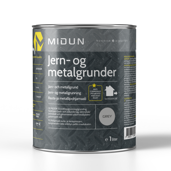 JERN- OG METALGRUNDERING GRÅ