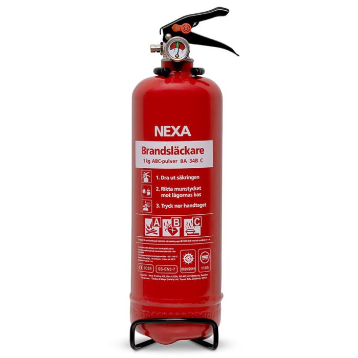 BRANDSLUKKER RØD 1KG 8A NEXA