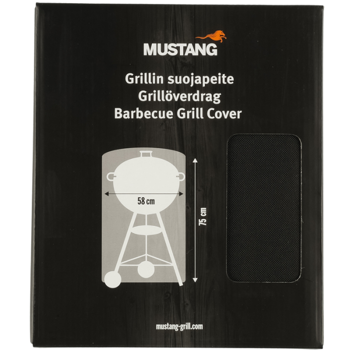 Grillovertræk til Kuglegrill 58 cm Gourmet Mustang