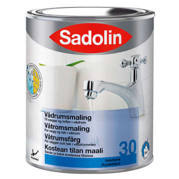 Vådrumsmaling Hvid Sadolin