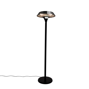 Terrassevarmer Gulvmodel 2000W Sort 193 cm Rund UFO HORTUS